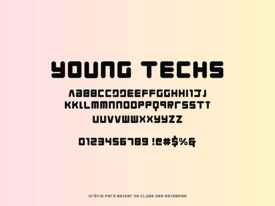 Fonte Young Techs Grátis Para Baixar