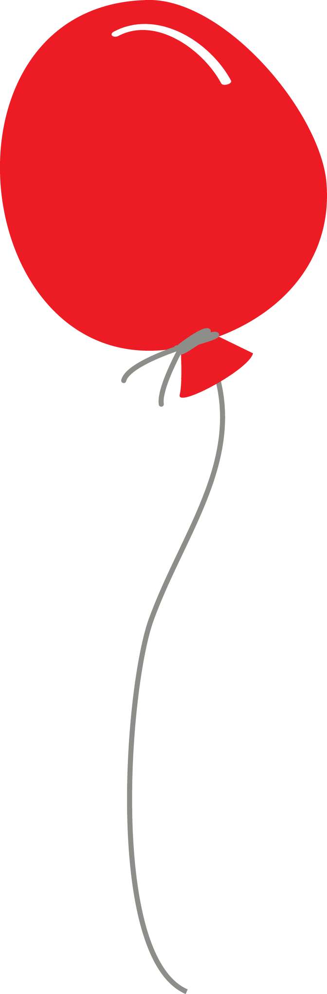 Balão Vermelho Com Cordão Festas Png Grátis Para Baixar