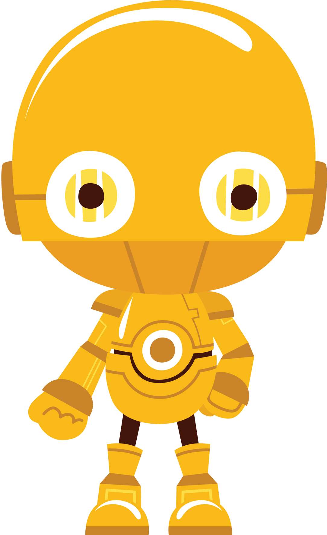 Robô Amarelo De Desenho Animado Robôs Png Grátis Para Baixar