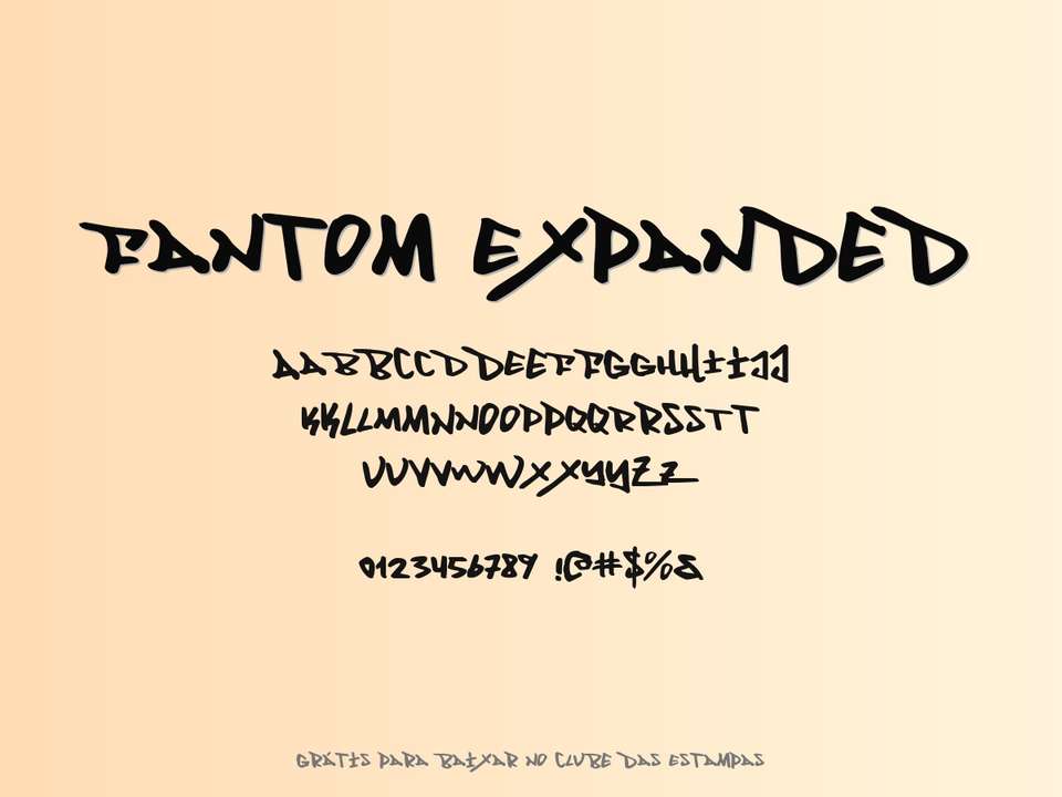Fonte Fantom Expanded Grátis Para Baixar