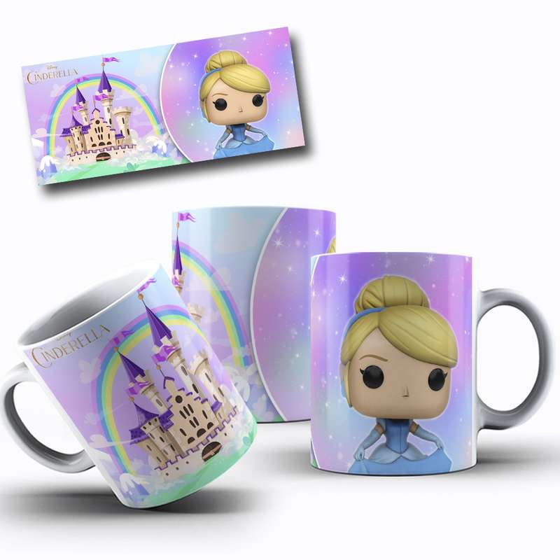 Arte Para Caneca Princesas Funko (6)