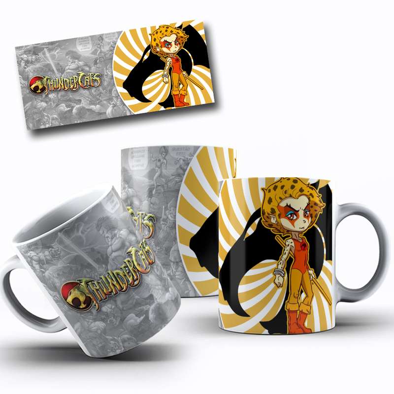 Arte Para Caneca Thundercats Personagem Estilo Cartoon 3