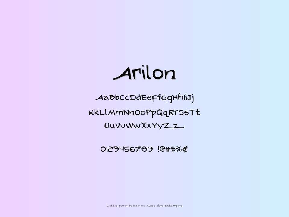 Fonte Arilon Grátis Para Baixar
