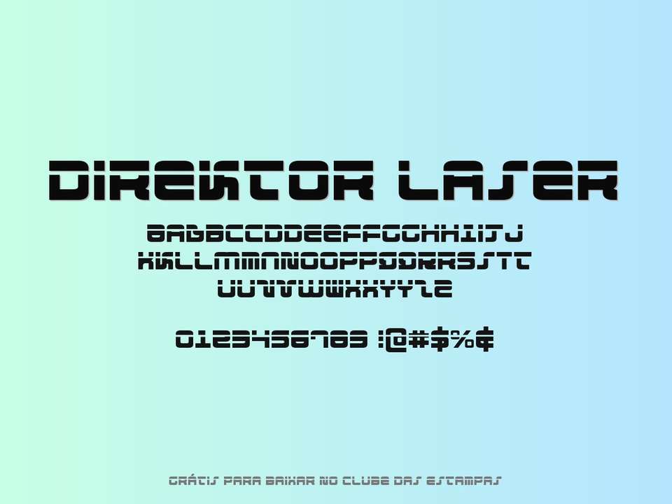 Fonte Direktor Laser Grátis Para Baixar