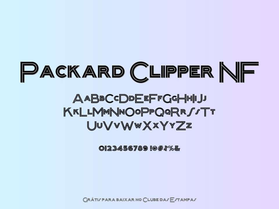 Fonte Packard Clipper Nf Grátis Para Baixar