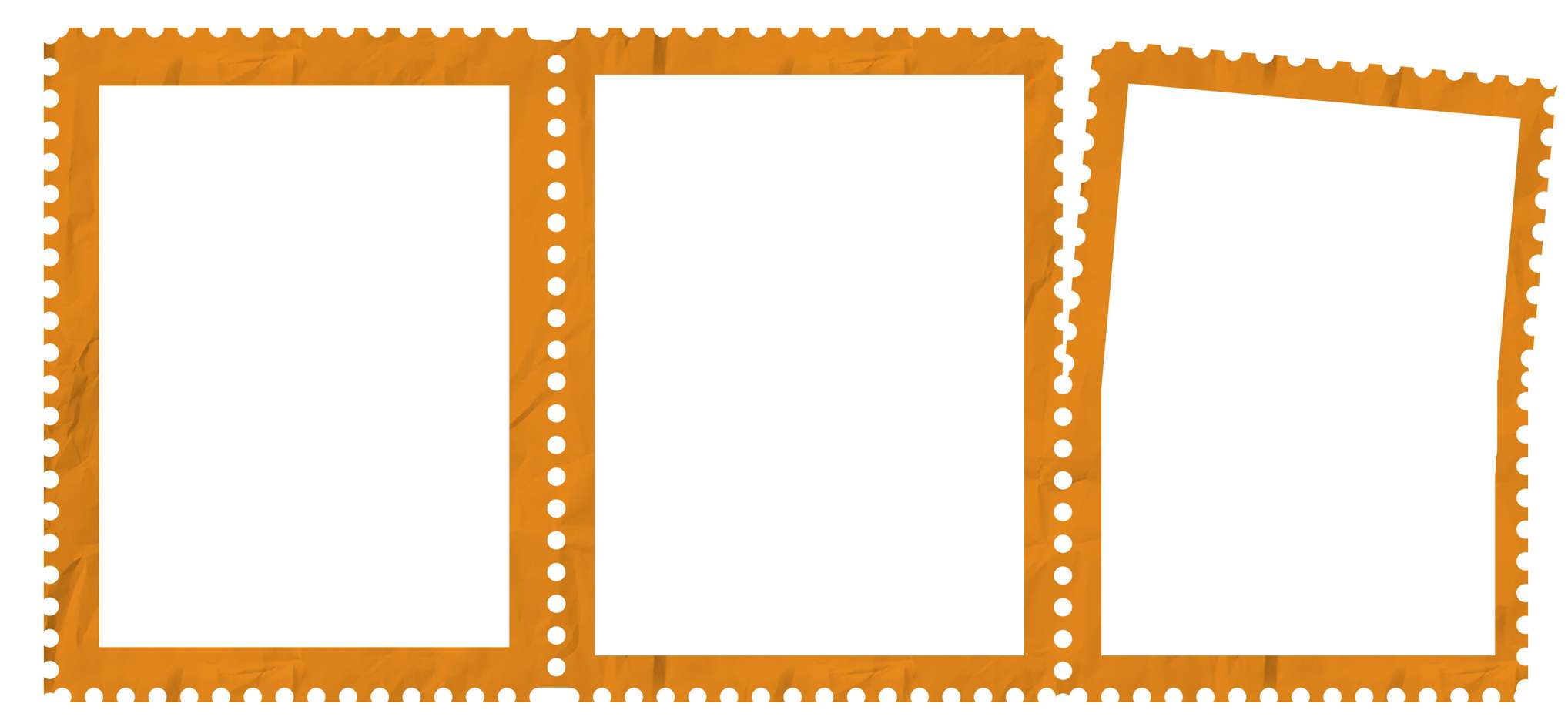 Moldura Com Três Espaços Foto Design Gráfico Png Grátis Para Baixar