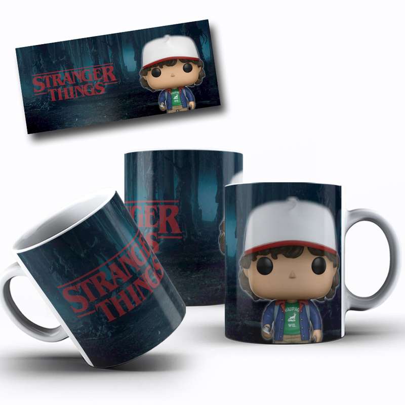 Arte Para Caneca Stranger Things Funko