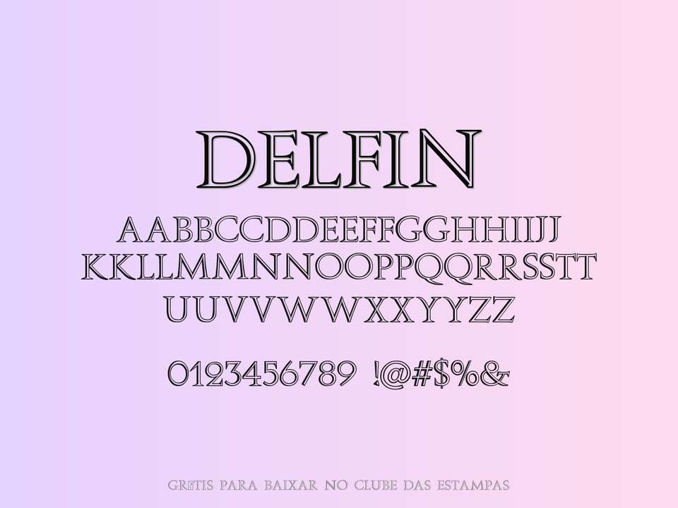 Fonte Delfin Grátis Para Baixar