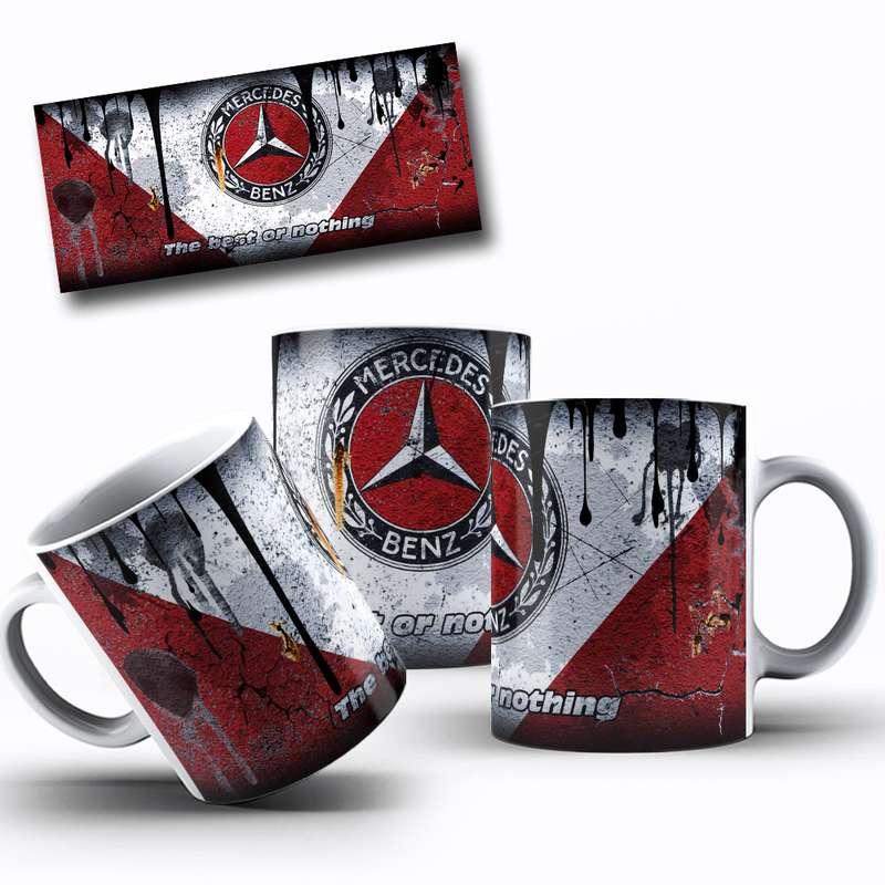 Arte Para Caneca Mercedes Benz Slogan 26