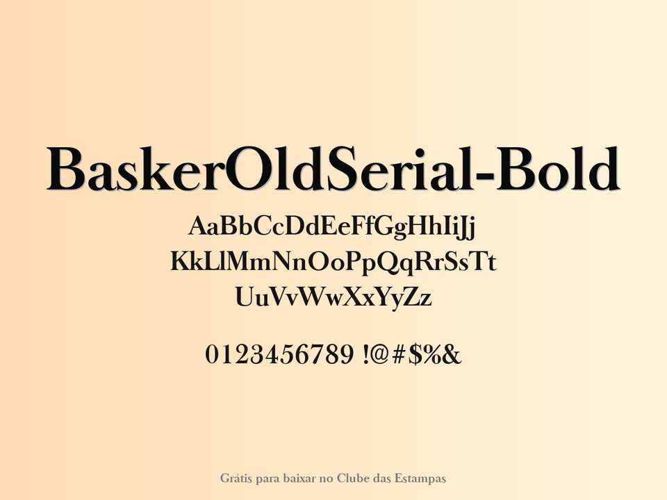 Fonte Baskeroldserial Bold Grátis Para Baixar