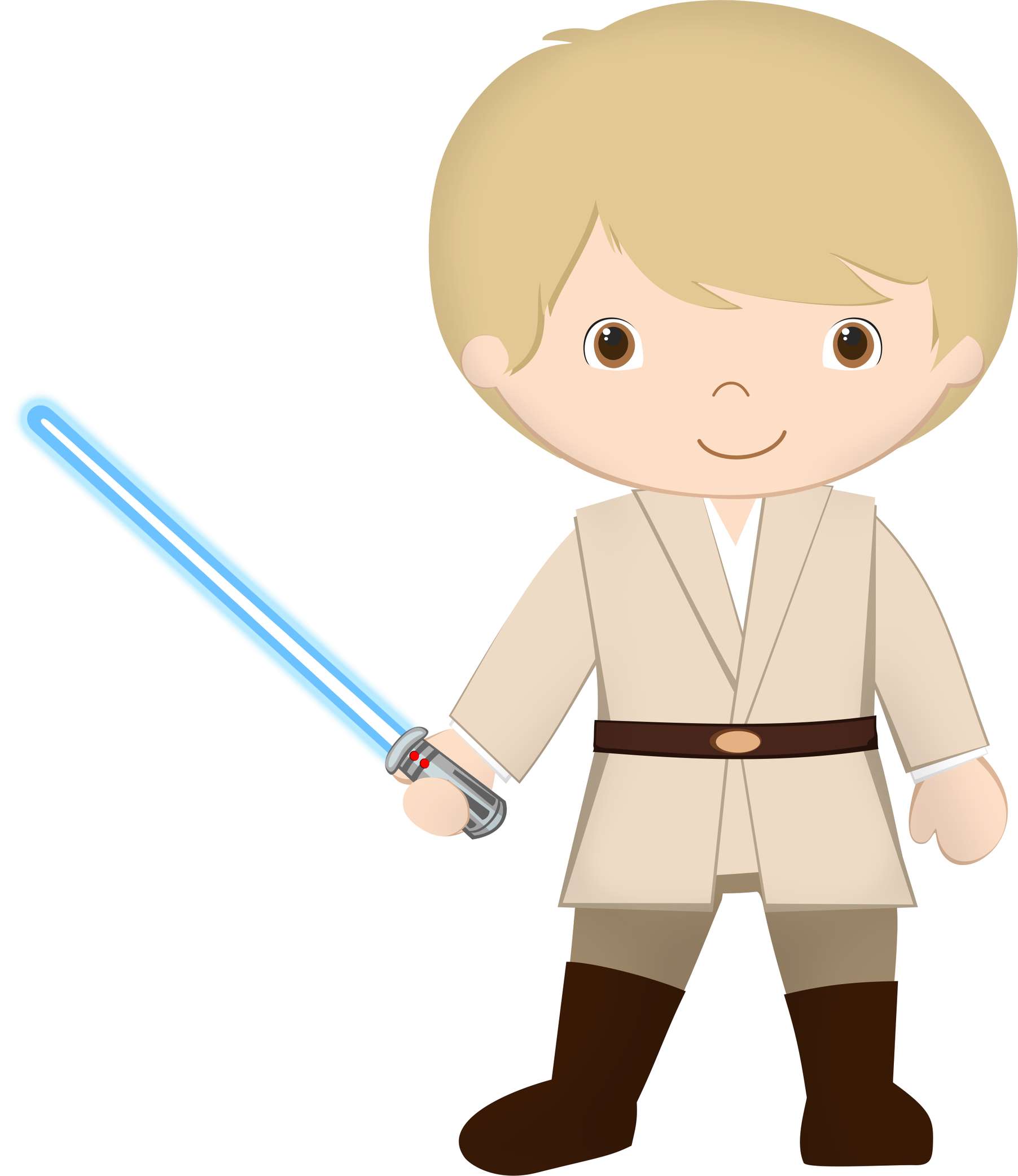 Menino Jedi Com Sabre Laser Ficção Científica Png Grátis Para Baixar Arte