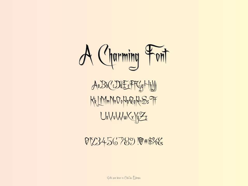 Fonte A Charming Font Grátis Para Baixar