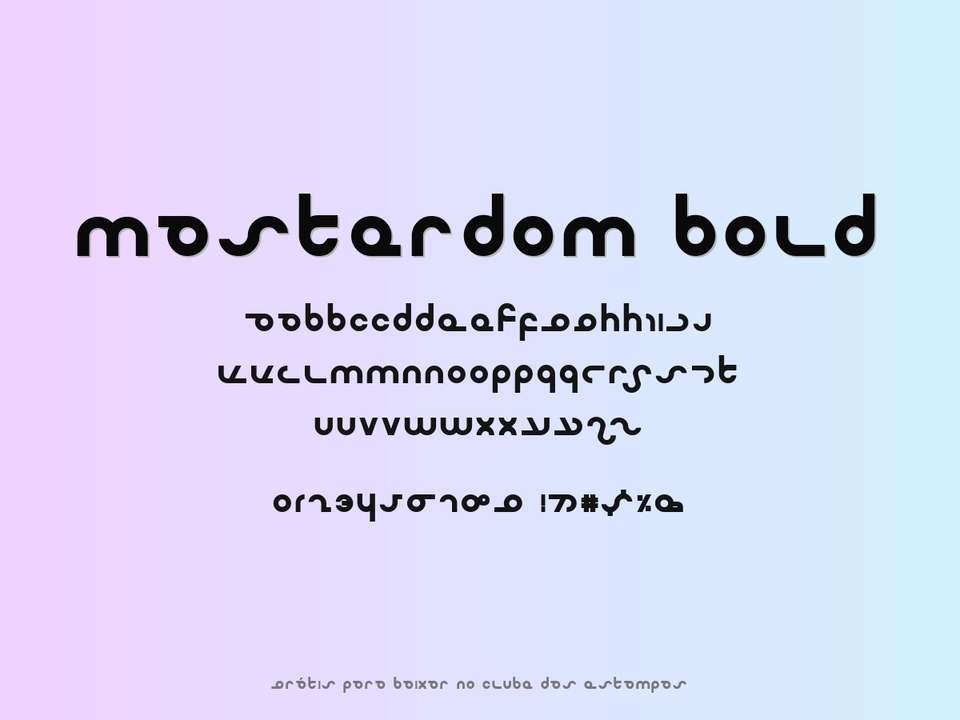 Fonte Masterdom Bold Grátis Para Baixar
