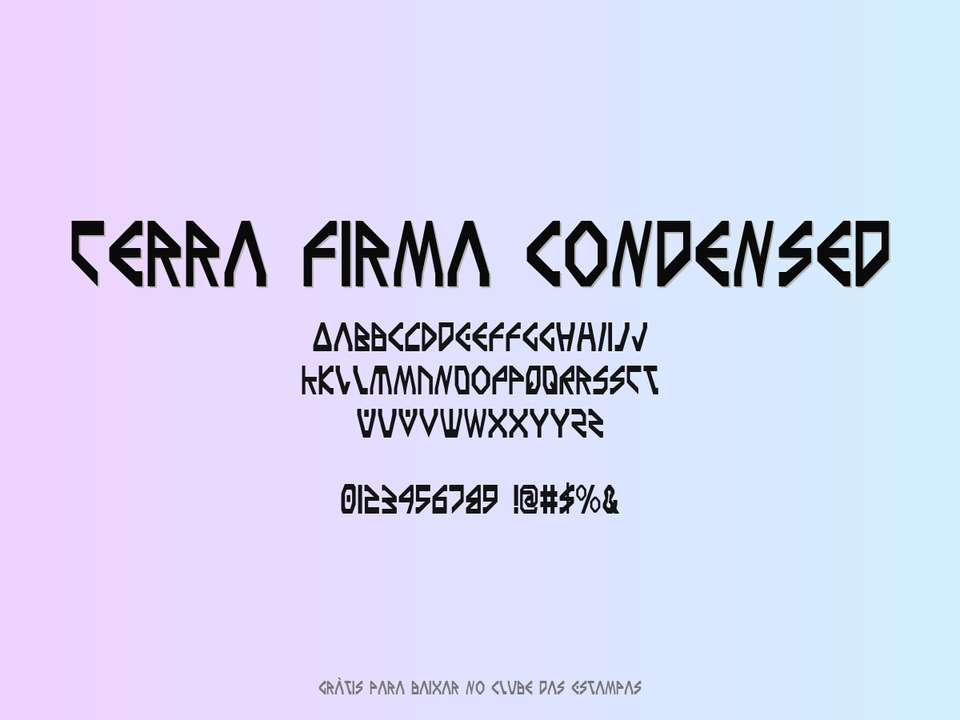 Fonte Terra Firma Condensed Grátis Para Baixar