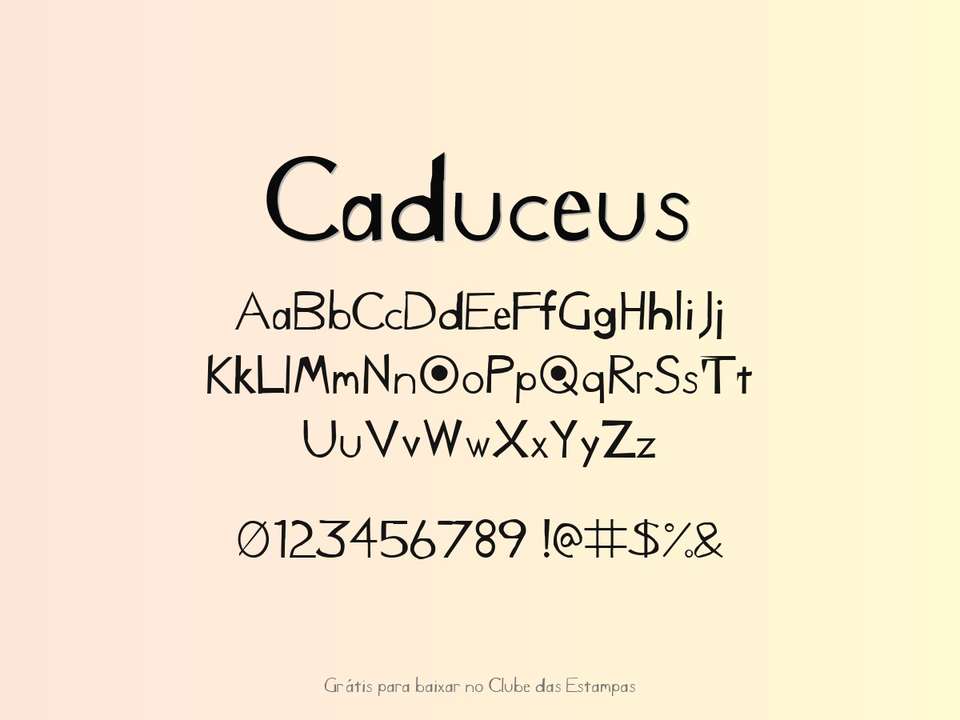 Fonte Caduceus Grátis Para Baixar