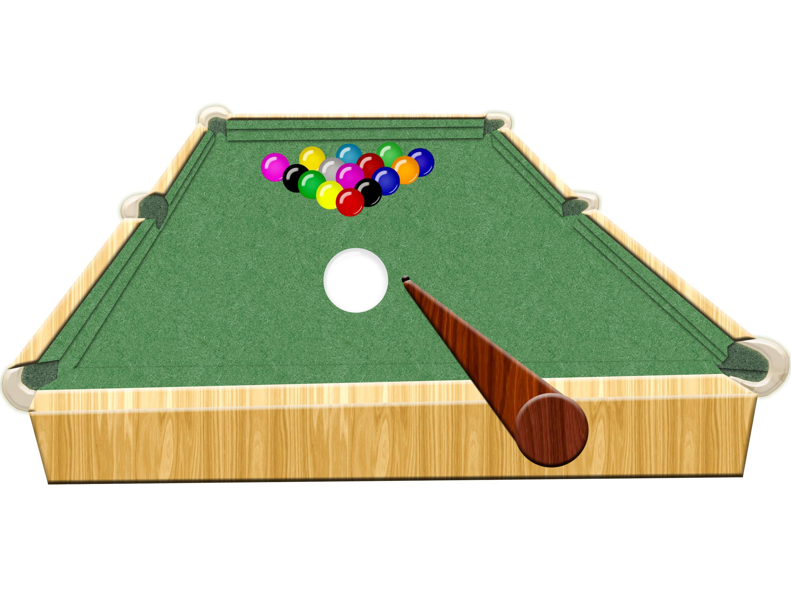 Mesa De Bilhar Com Bolas Esportes Png Grátis Para Baixar