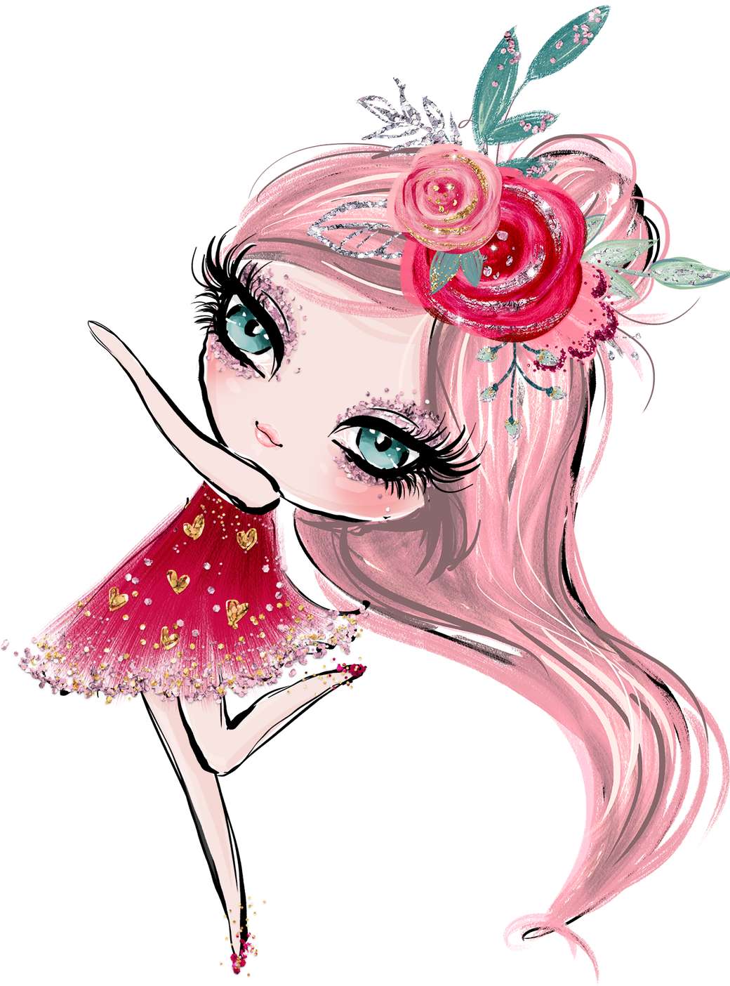 Personagem Cute Dia Namoradas Romance Png Grátis Para Baixar