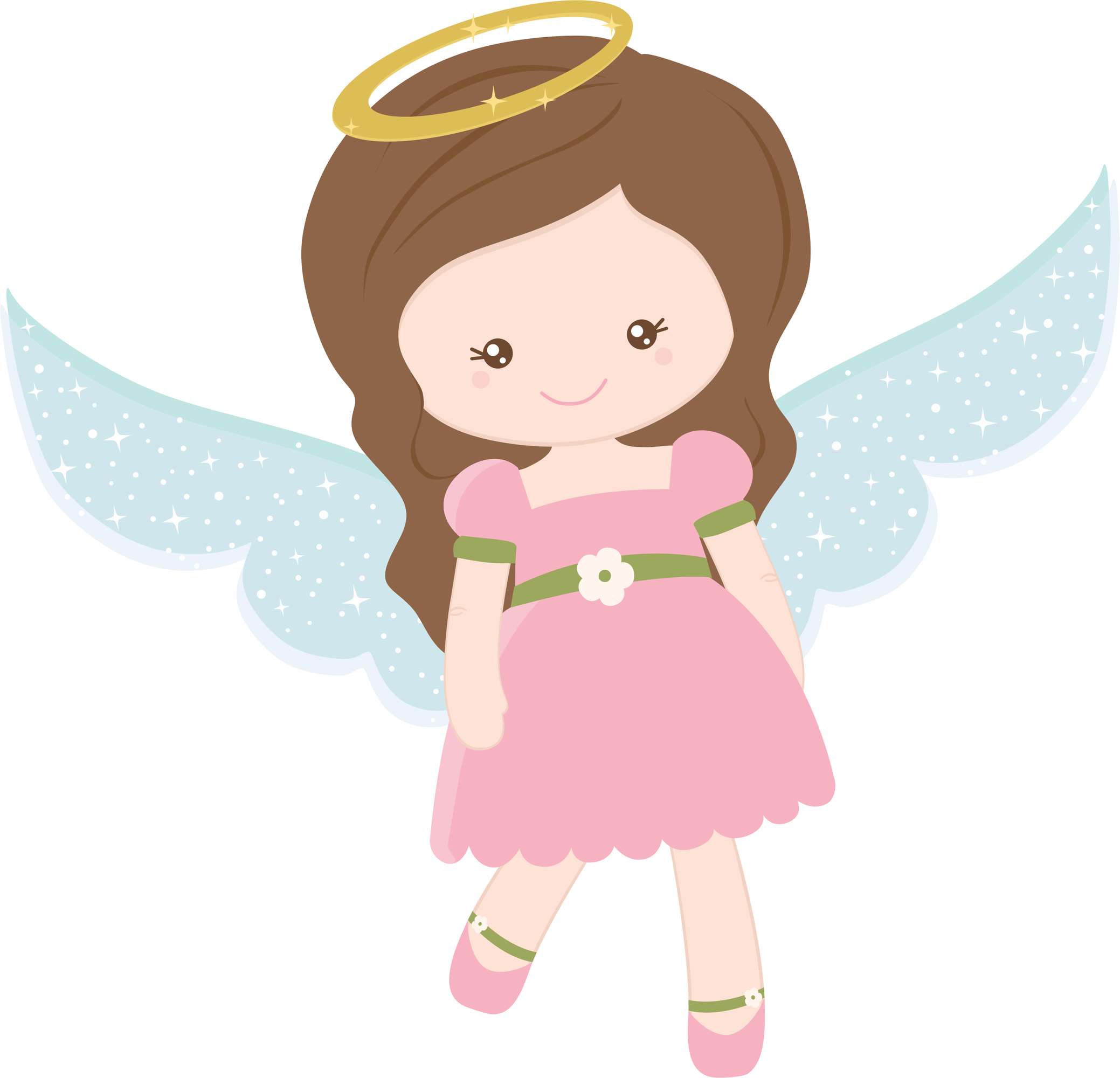 Anjo Infantil Com Asas E Halo Anjos Png Grátis Para Baixar Vetor Original-57