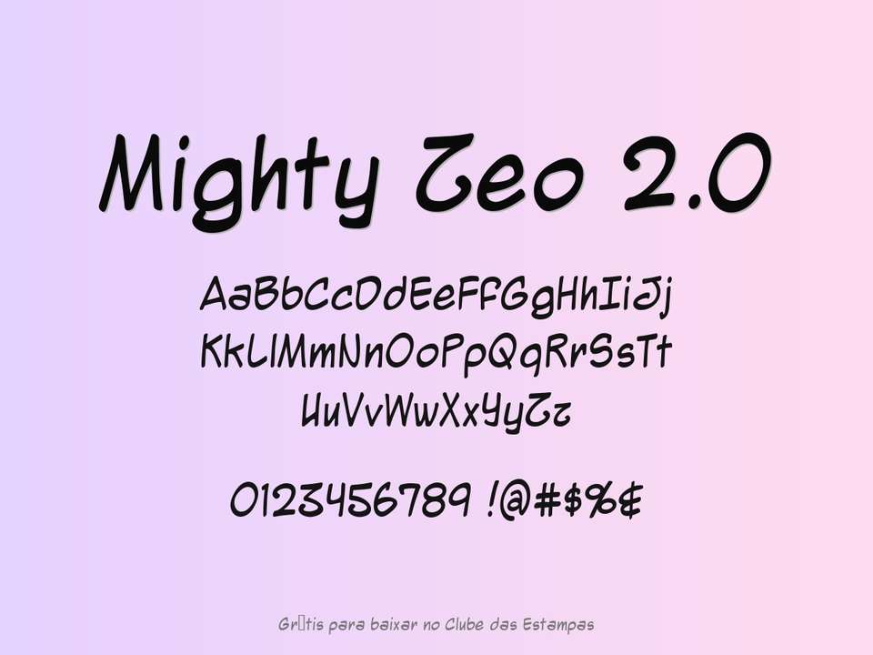 Fonte Mighty Zeo 2 Top-17