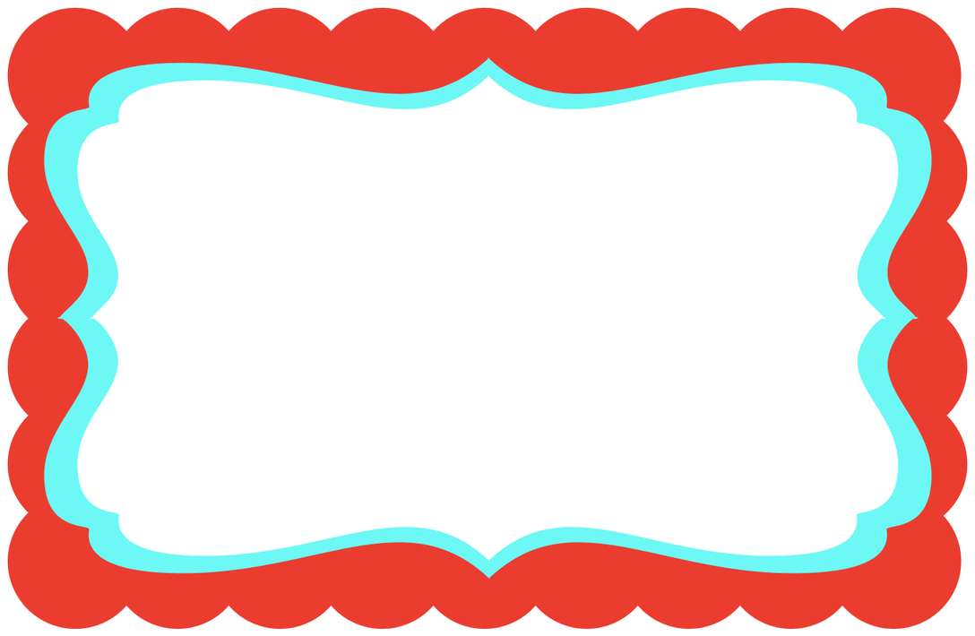 Moldura Decorativa Borda Festiva Design Gráfico Png Grátis Para Baixar