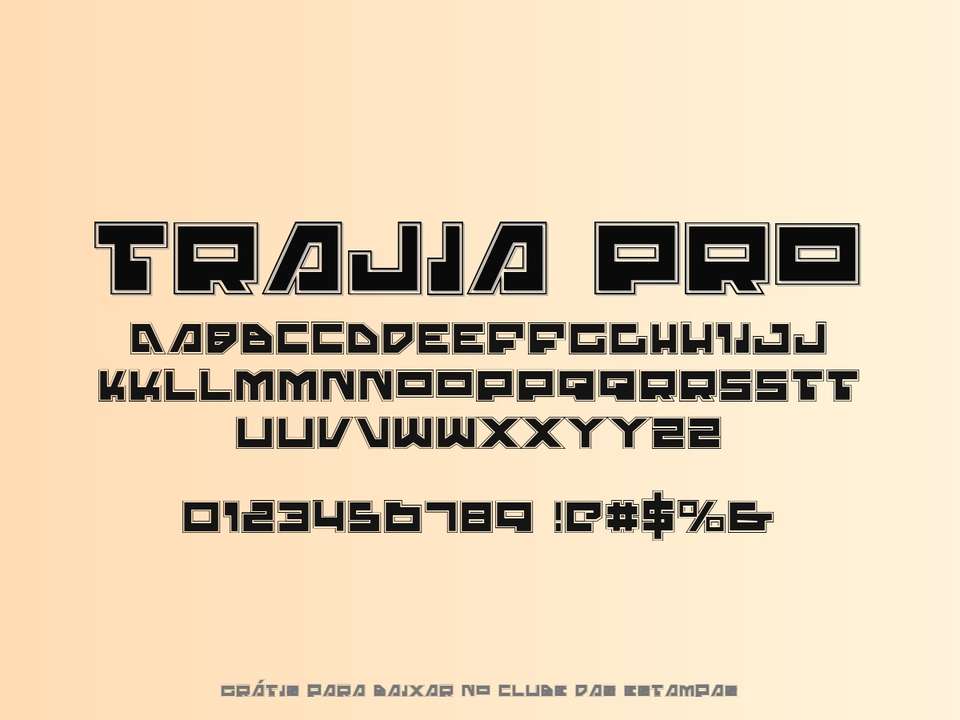 Fonte Trajia Pro Grátis Para Baixar