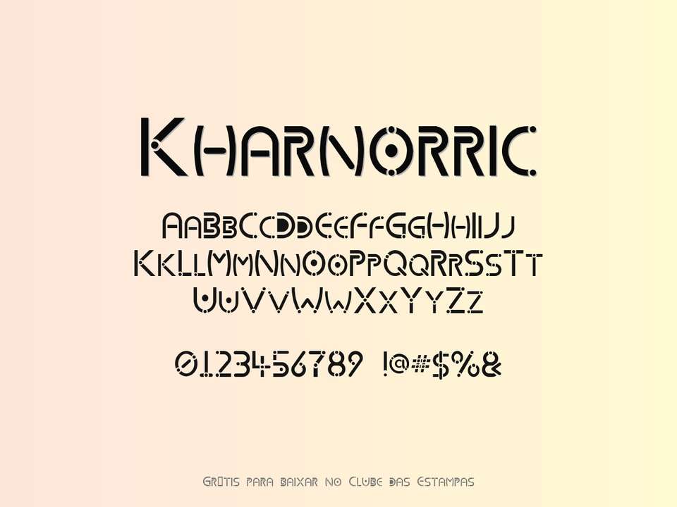 Fonte Kharnorric Grátis Para Baixar