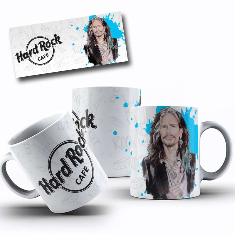 Arte Para Caneca Hard Rock Cafe Personagem 14