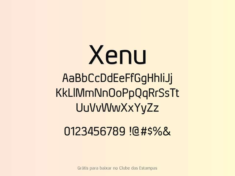 Fonte Xenu Grátis Para Baixar