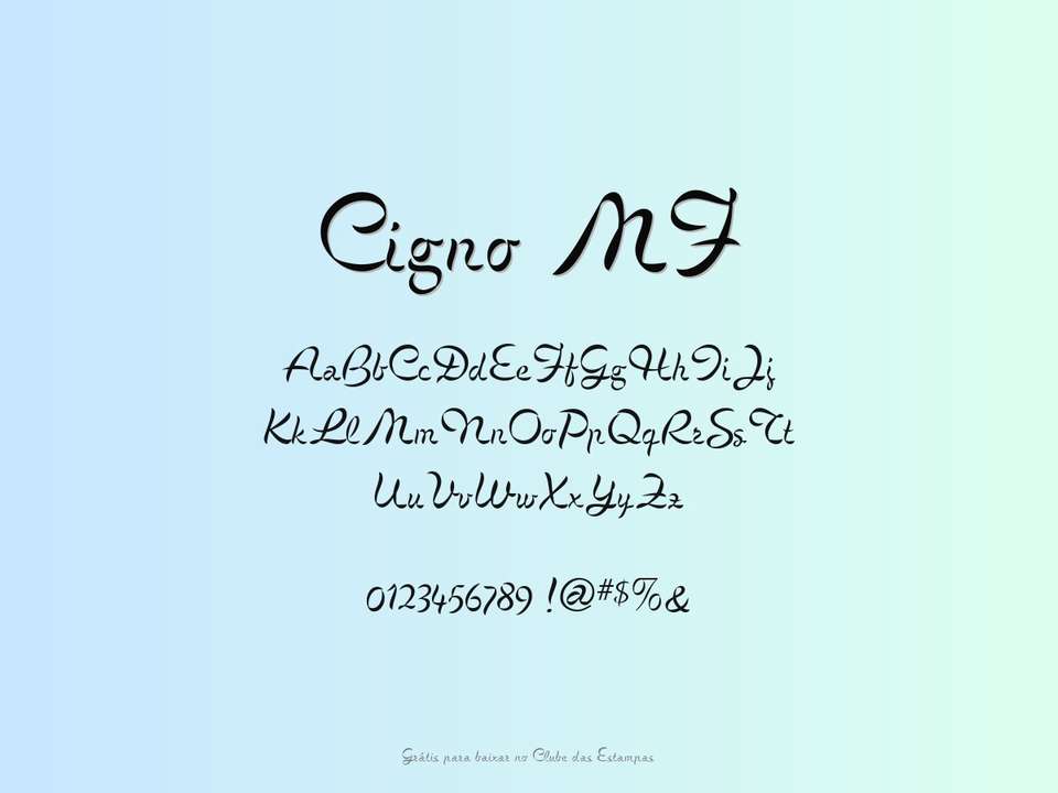 Fonte Cigno Mf Grátis Para Baixar