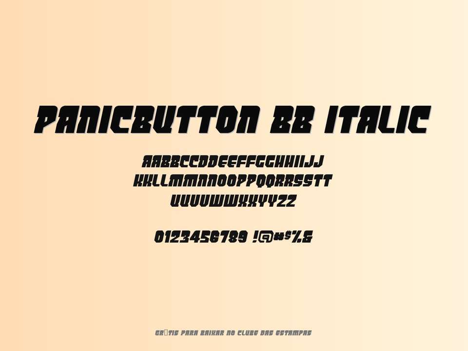 Fonte Panicbutton Bb Italic Grátis Para Baixar