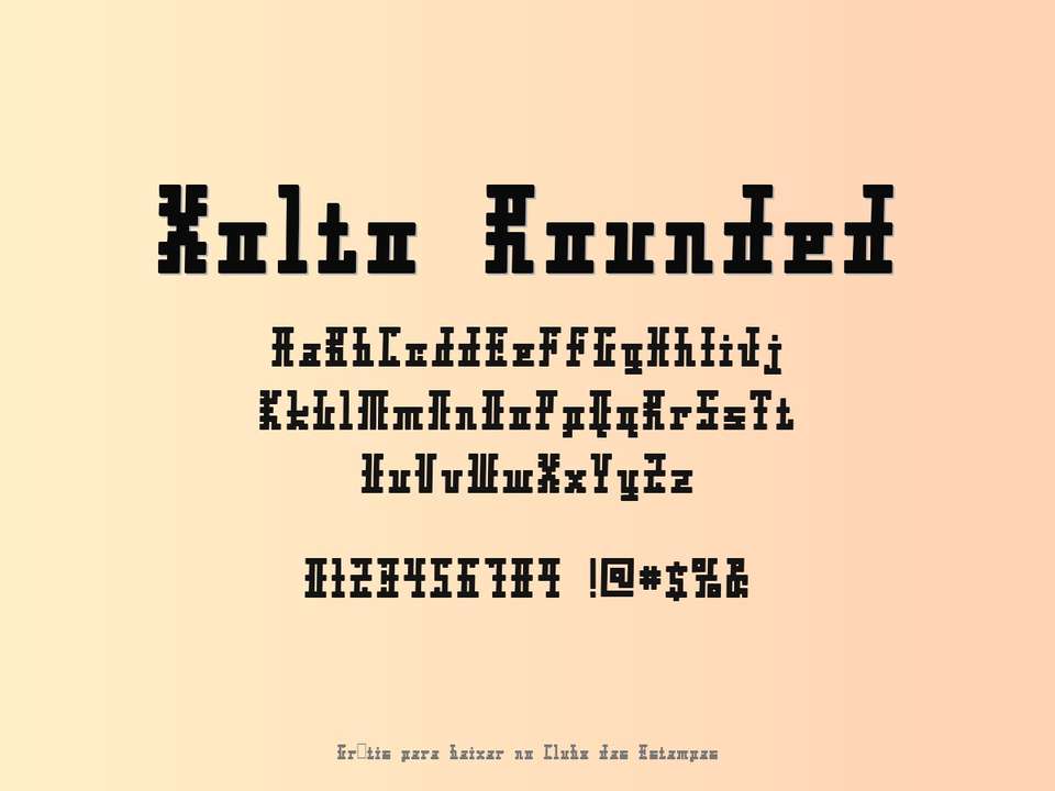 Fonte Xolto Rounded Grátis Para Baixar