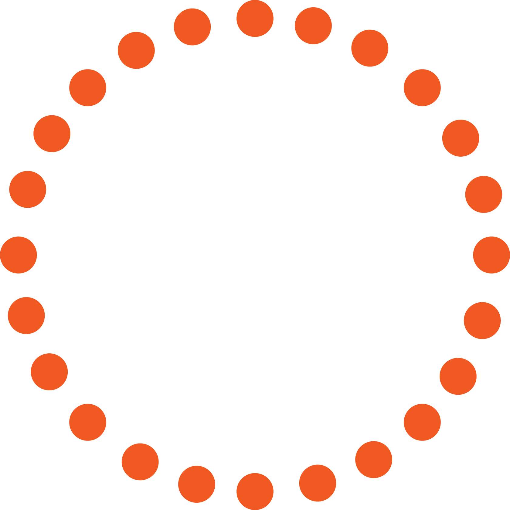 Círculo De Pontos Laranja Padrão Png Grátis Para Baixar