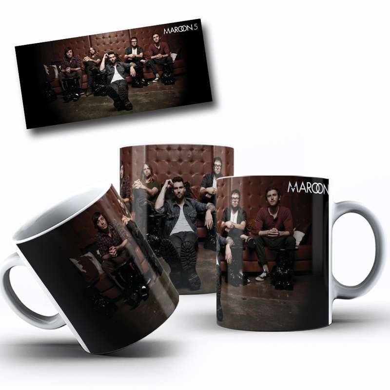 Arte Para Caneca Maroon 5 Banda 5