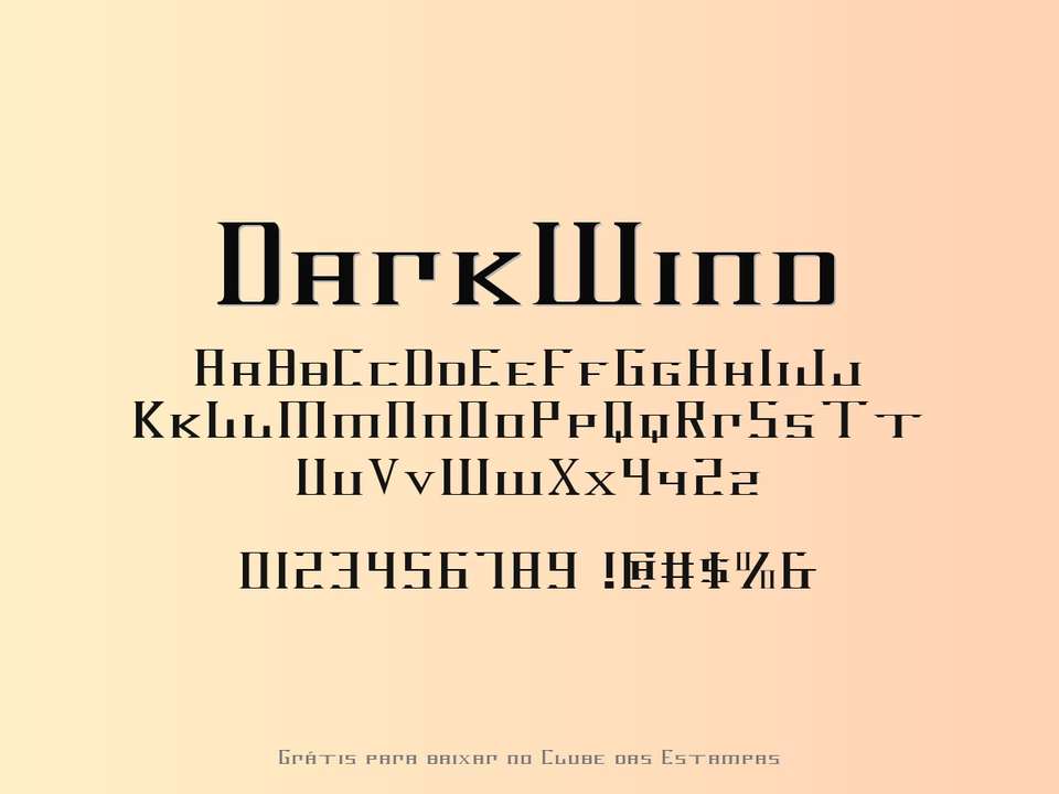 Fonte Darkwind Grátis Para Baixar