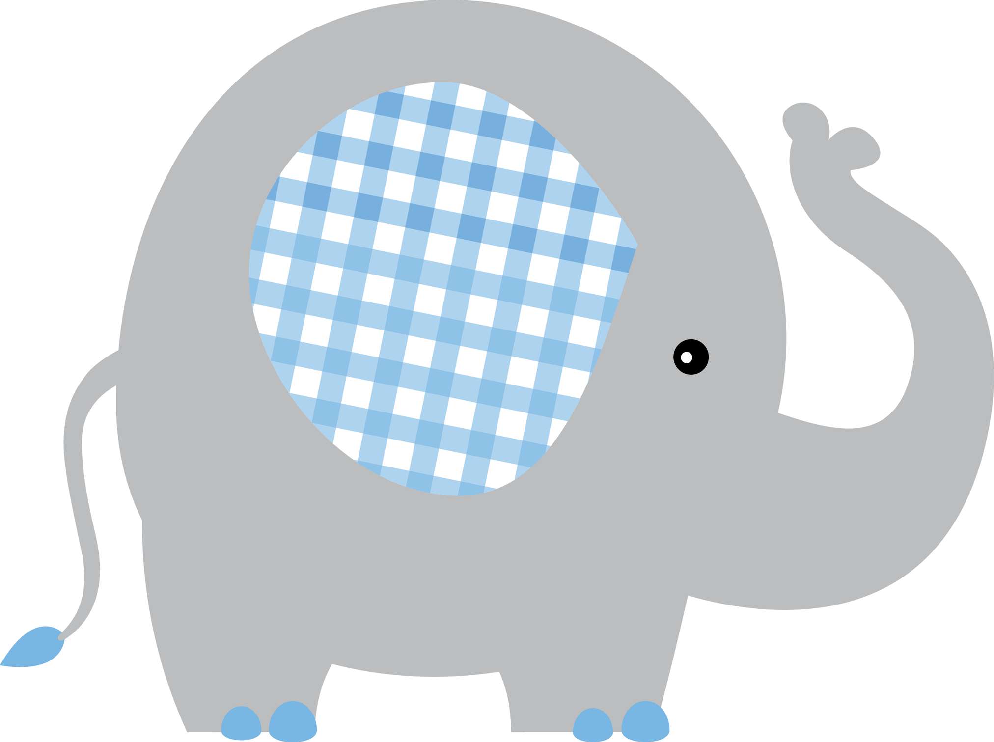 Elemento Elefante Cute Elefantinho Fofo Png (33)