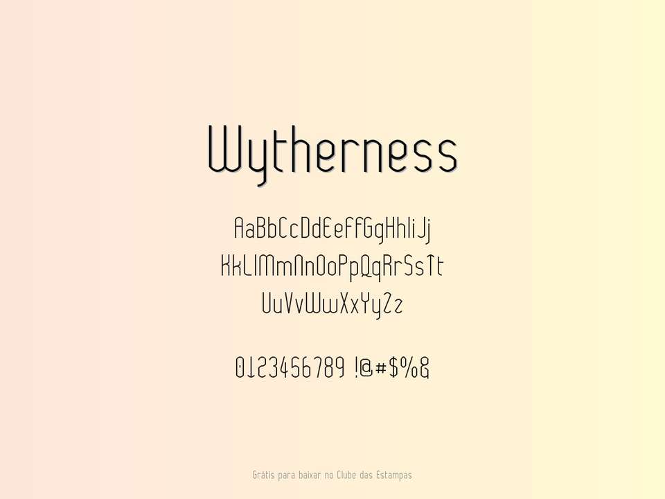 Fonte Wytherness Grátis Para Baixar