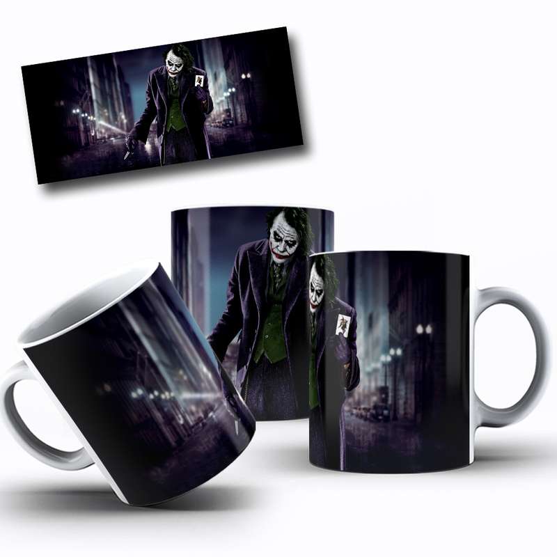 Arte Para Caneca Joker Personagem Batman Serie Cartoon 21