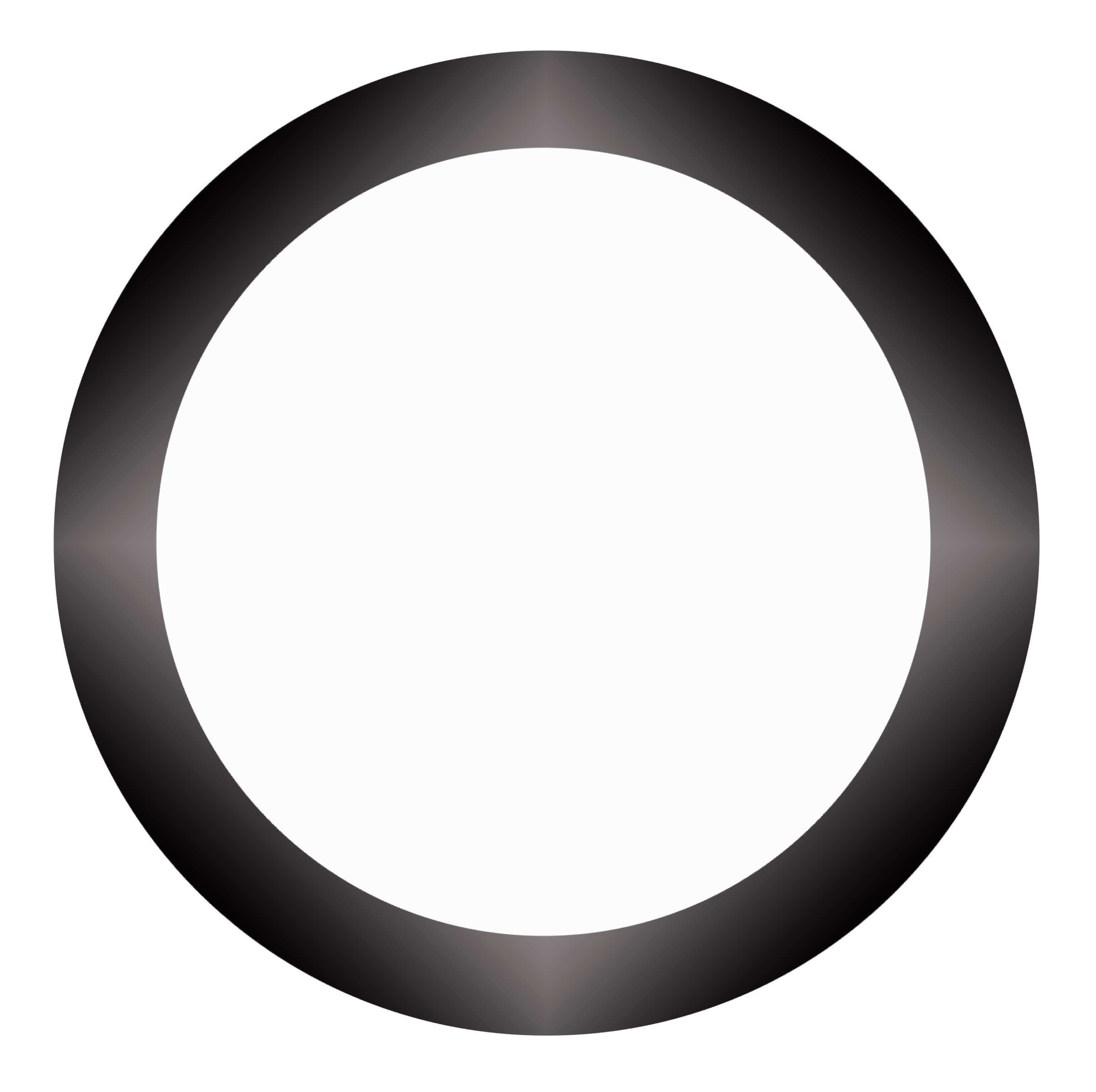 Círculo Branco Com Anel Gradiente Design Gráfico Png Grátis Para Baixar