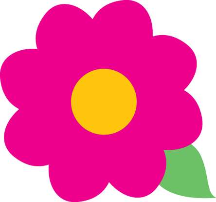 Elemento Flor Fofa Cute Png (2)