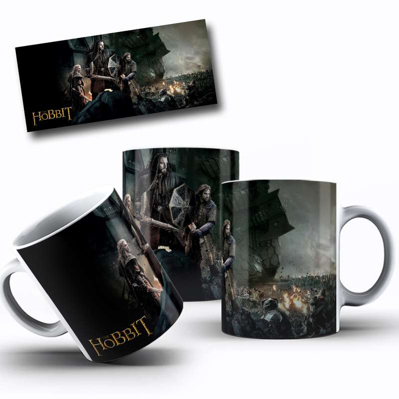 Arte Para Caneca O Hobbit Personagens Fantasia 11