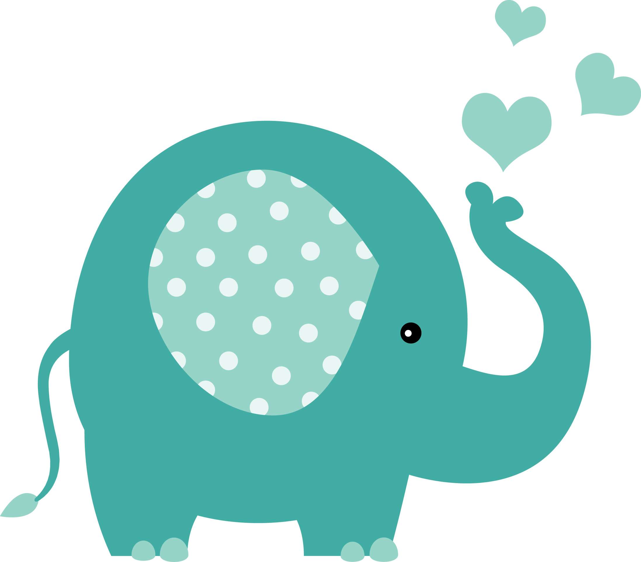 Elemento Elefante Cute Elefantinho Fofo Png (48)