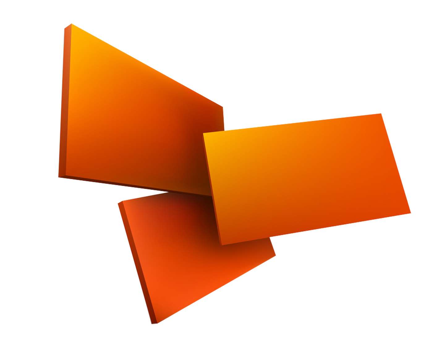 Composição Geométrica Laranja Arte Abstrata Png Grátis Para Baixar