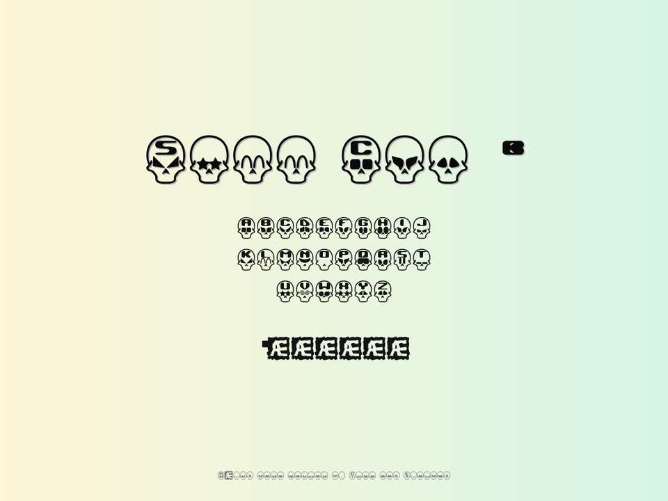 Fonte Skull Capz Brk Grátis Para Baixar