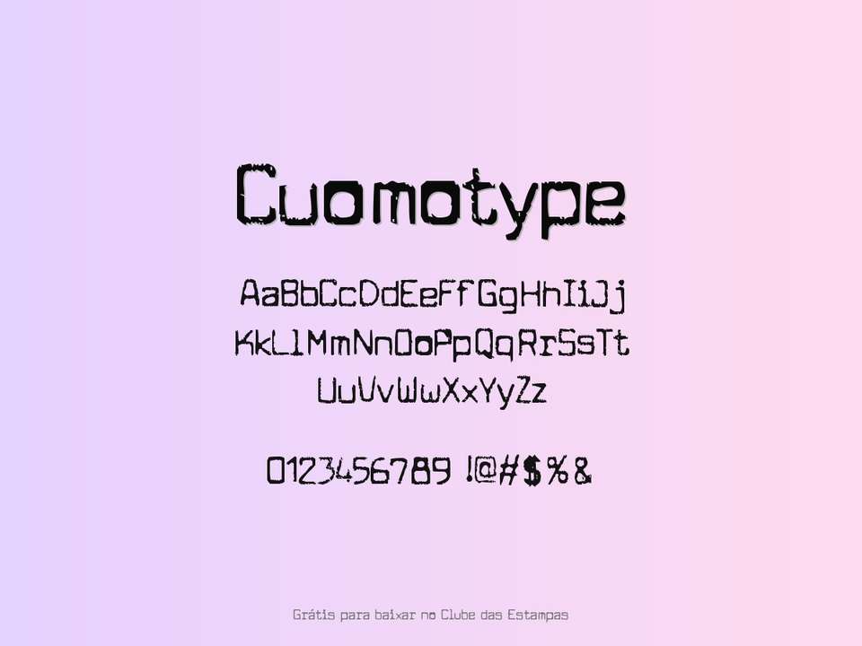 Fonte Cuomotype Grátis Para Baixar