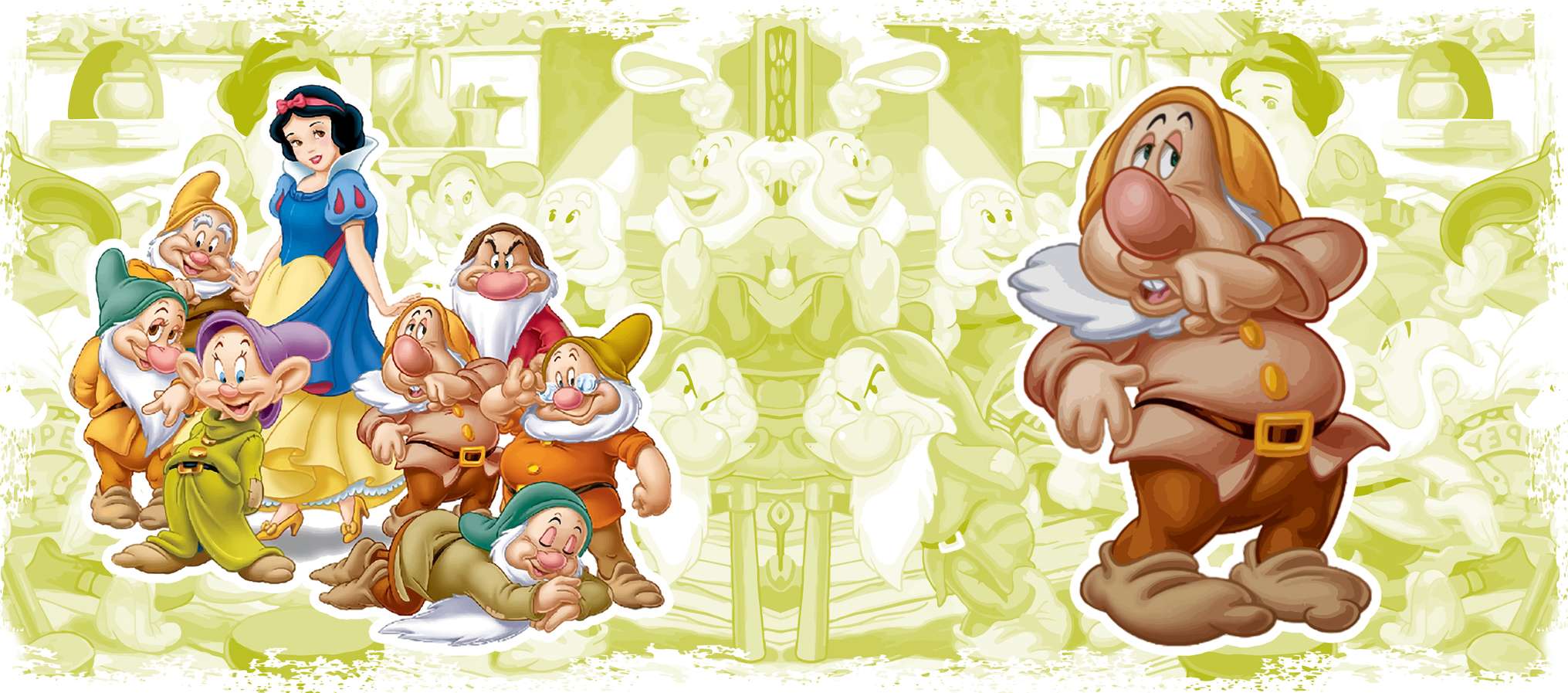 Arte Para Caneca Branca E Os Sete 7 Anões (4)