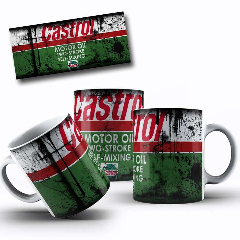 Arte Para Caneca Castrol Motor Oil 23