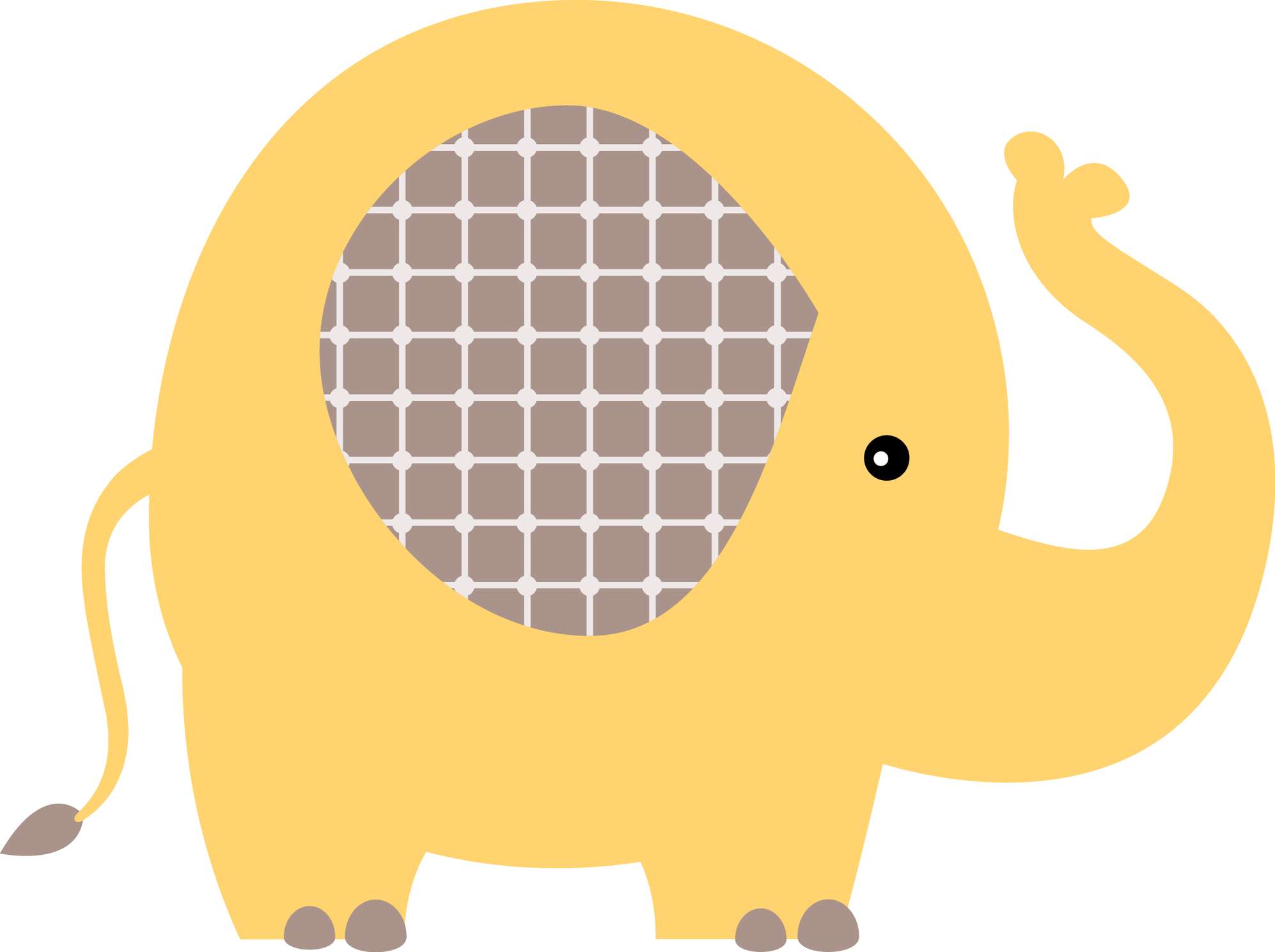Elemento Elefante Cute Elefantinho Fofo Png (150)