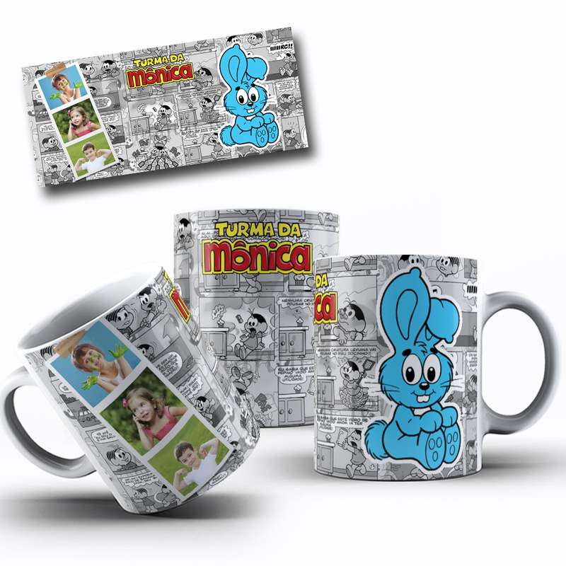Arte Para Caneca Turma Da Monica Personagens Serie Cartoon 9