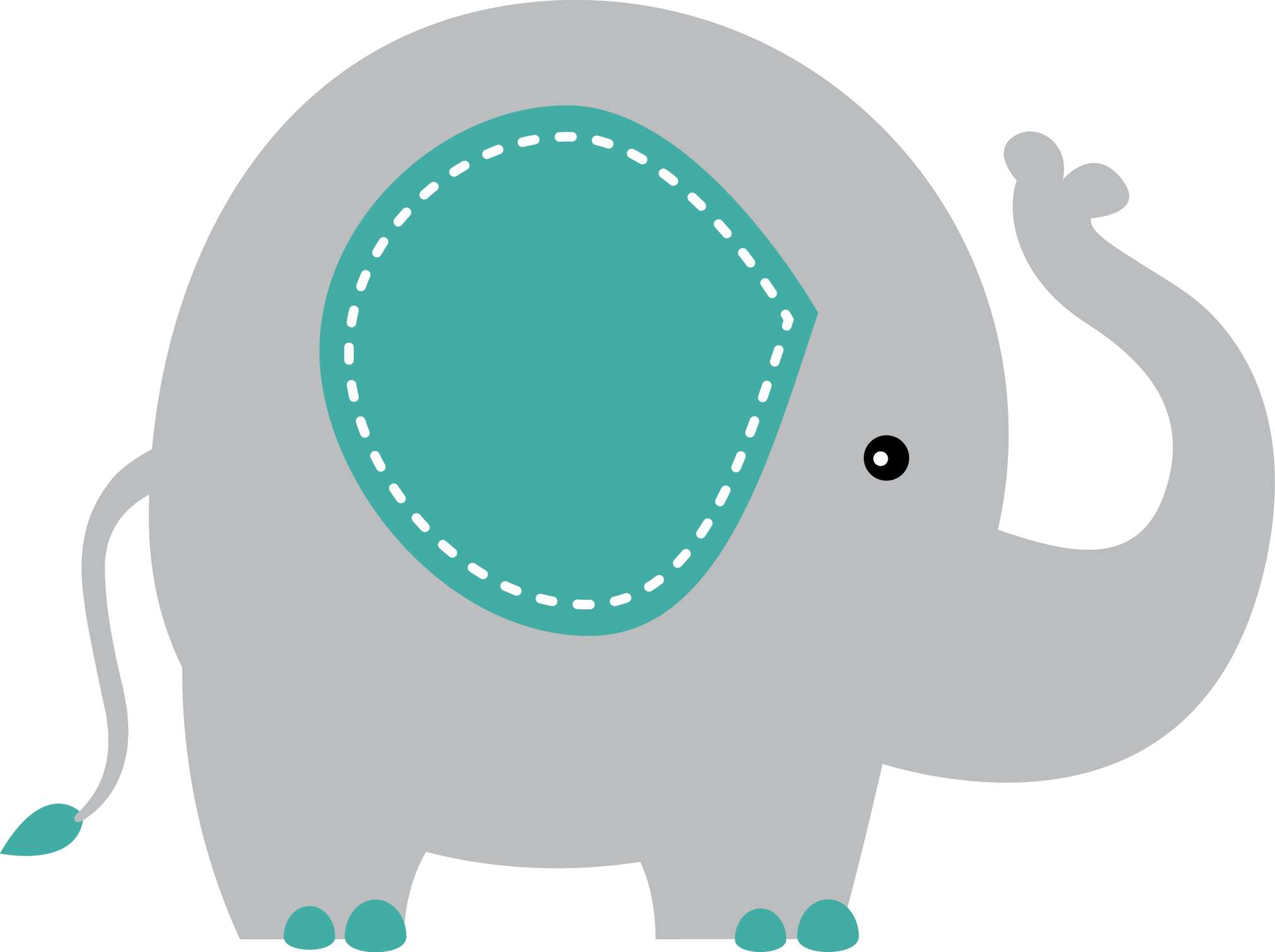 Elemento Elefante Cute Elefantinho Fofo Png (23)