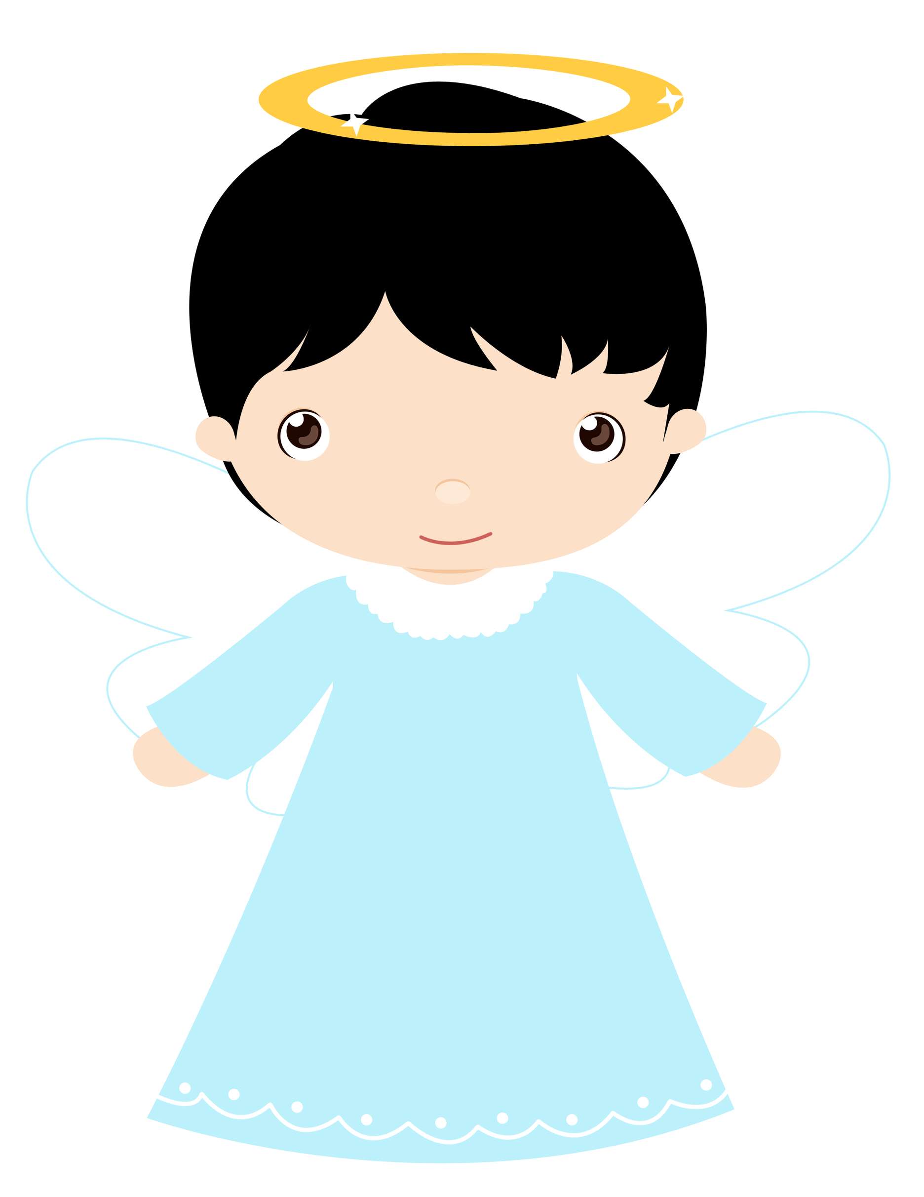 Anjo Infantil Em Veste Azul Fantasia Png Grátis Para Baixar